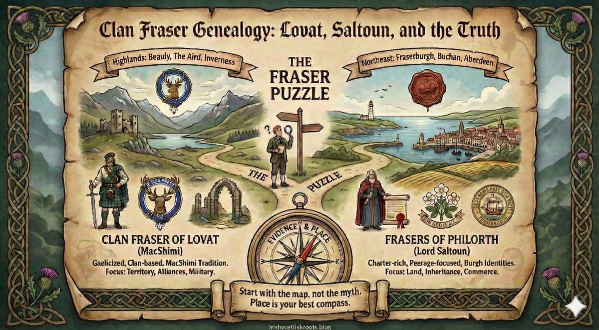 Clan Fraser Genealogy: Understanding the Split | Irish Scottish Roots